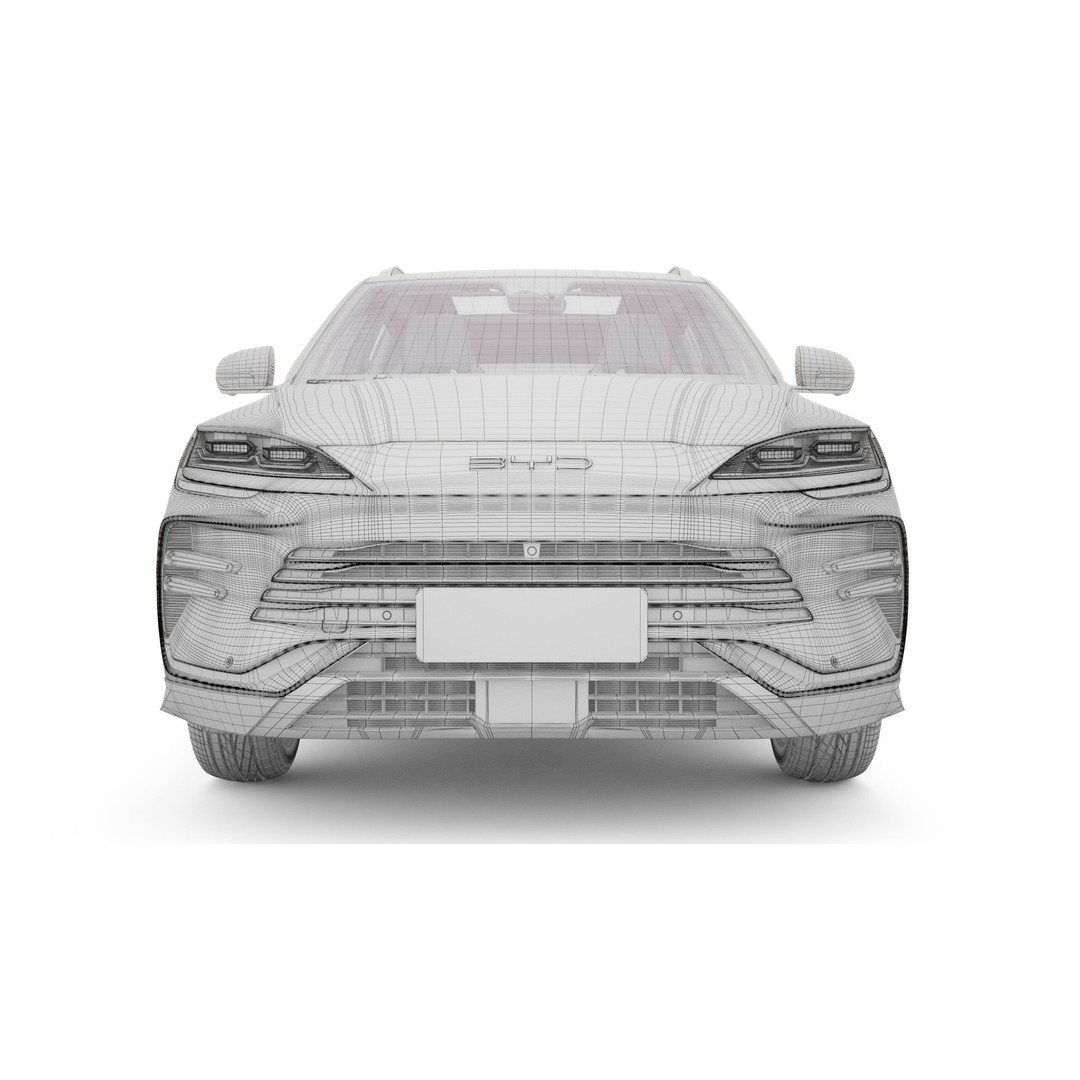 2025 BYD Sealion 3D Model – Realistic SUV with Interior, FBX, Blender - View 22