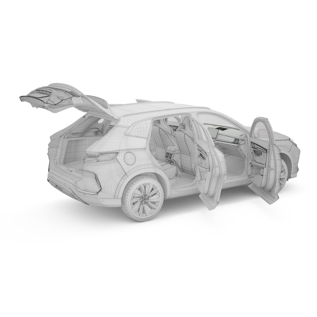 2025 BYD Sealion 3D Model – Realistic SUV with Interior, FBX, Blender - View 24