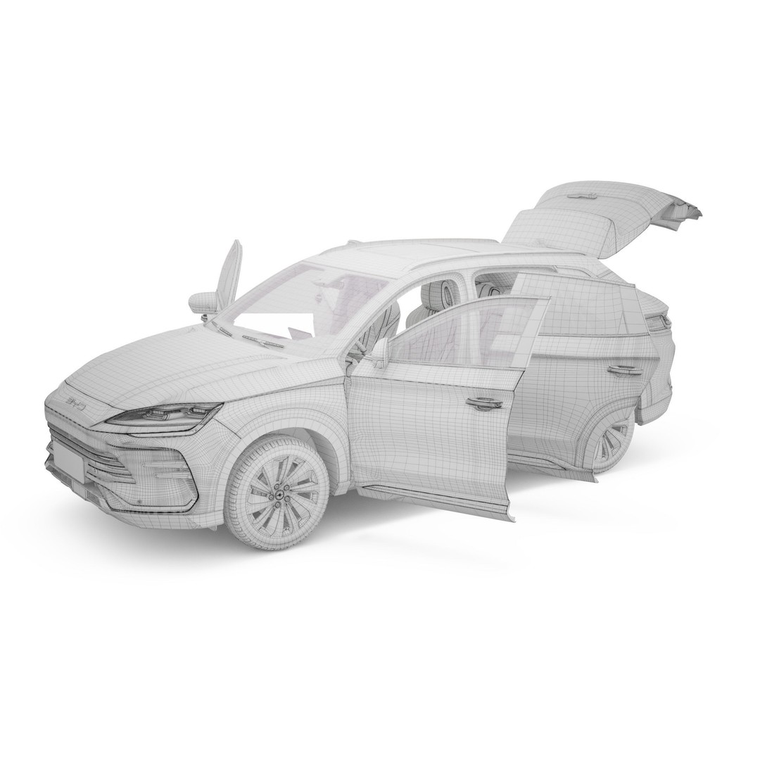 2025 BYD Sealion 3D Model – Realistic SUV with Interior, FBX, Blender - View 25