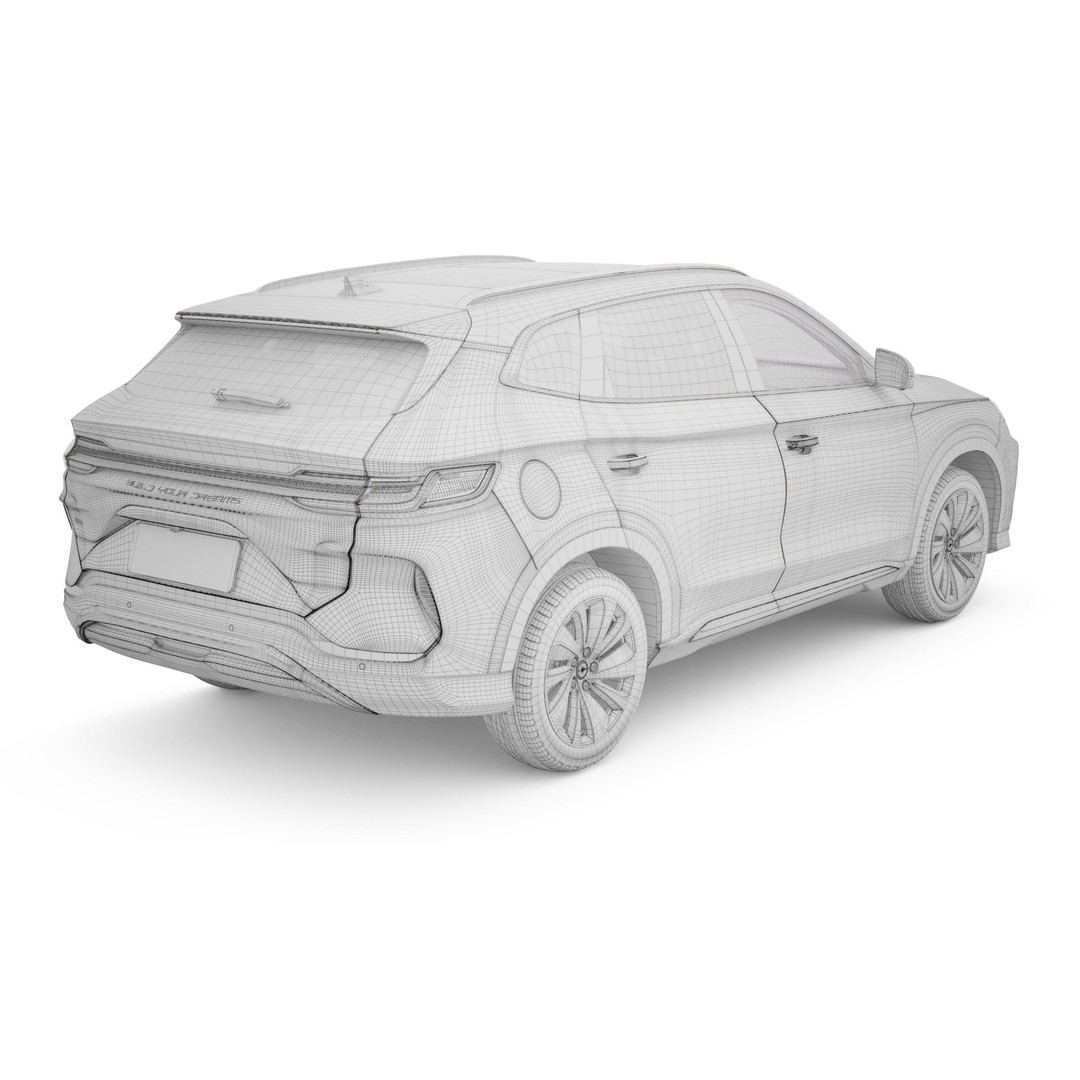 2025 BYD Sealion 3D Model – Realistic SUV with Interior, FBX, Blender - View 26