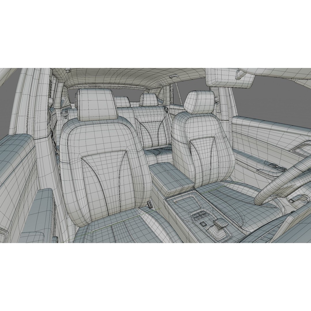 MG HS 2025 3D Model – Detailed SUV with Interior, FBX & Blender
