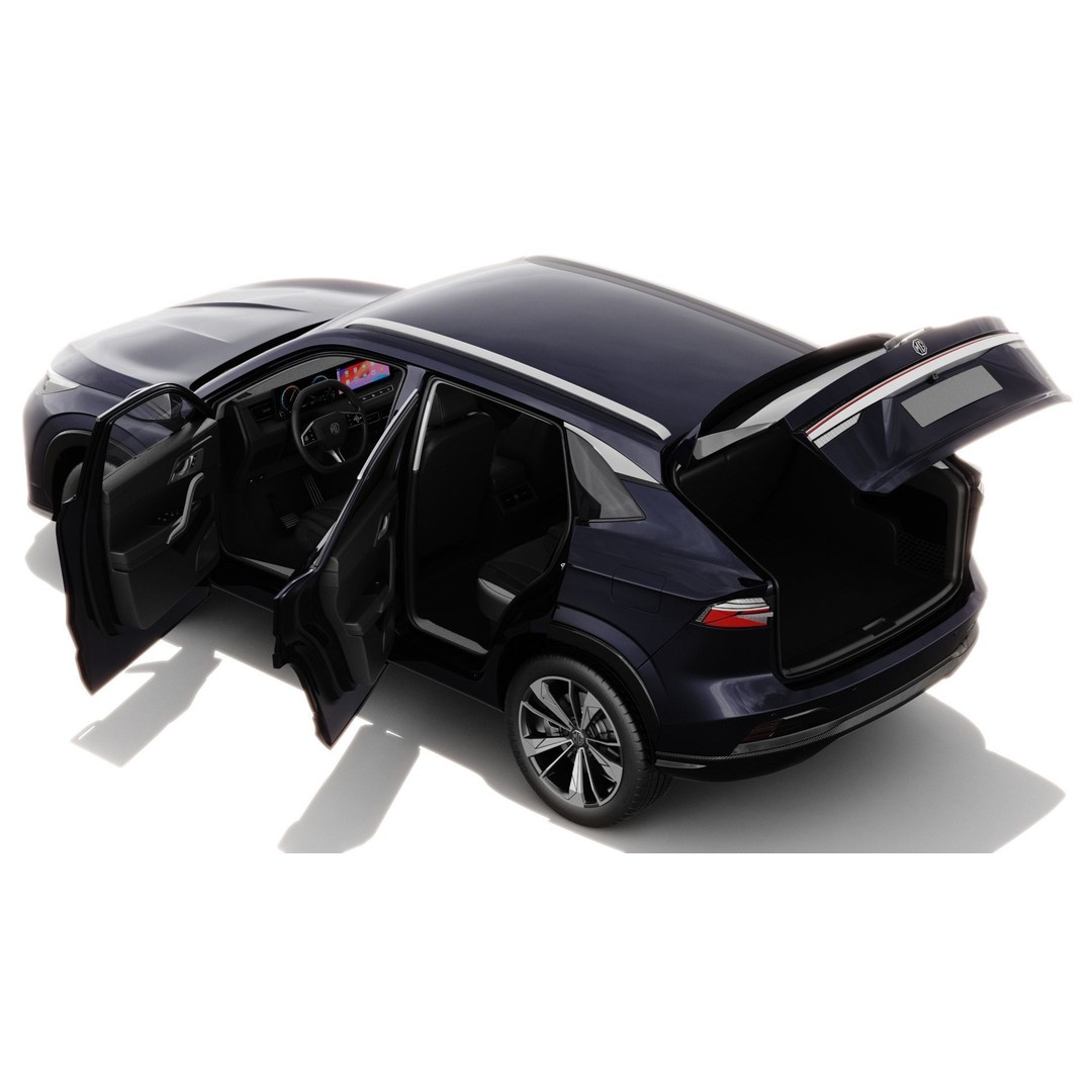 MG HS 2025 3D Model – Detailed SUV with Interior, FBX & Blender - View 14