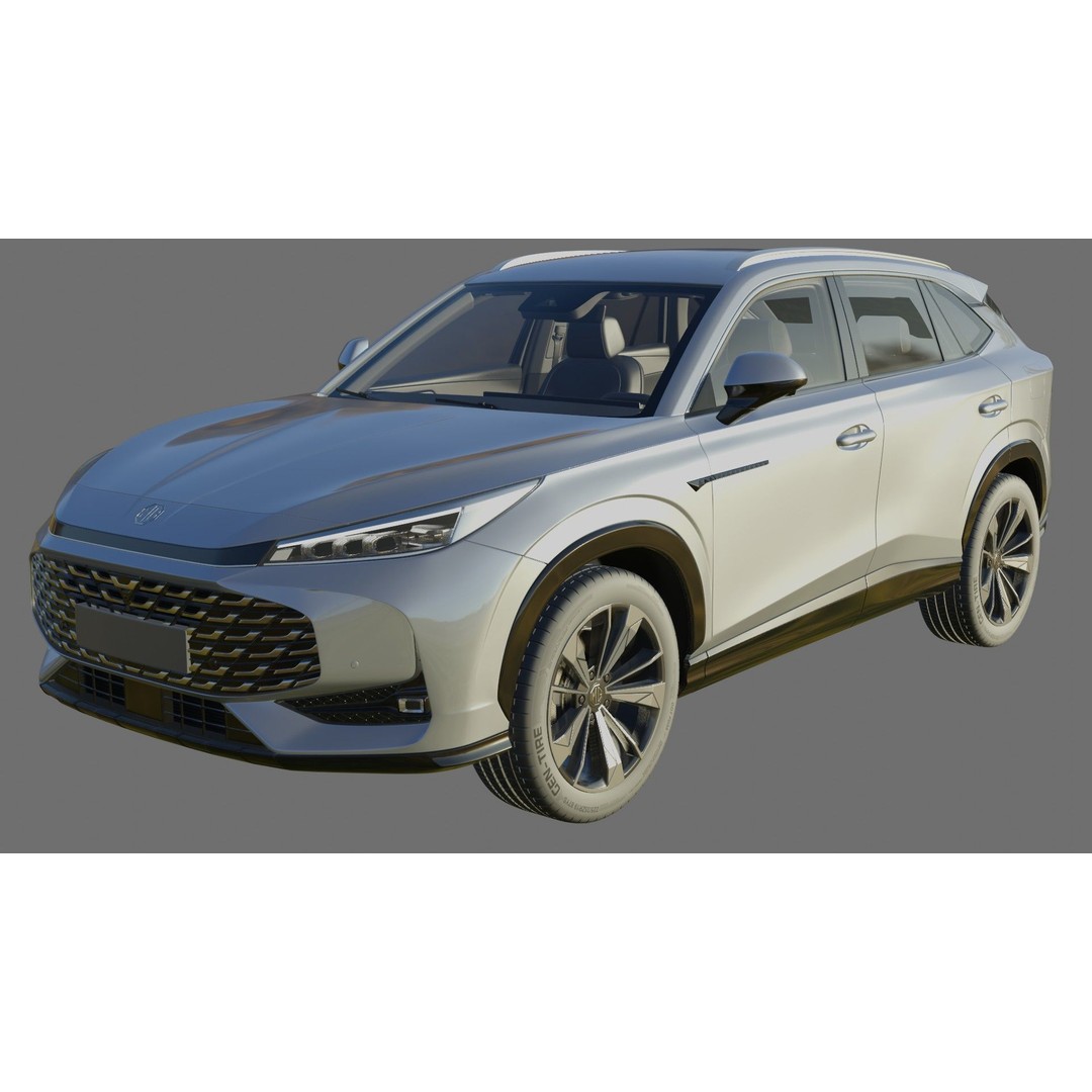 MG HS 2025 3D Model – Detailed SUV with Interior, FBX & Blender - View 21