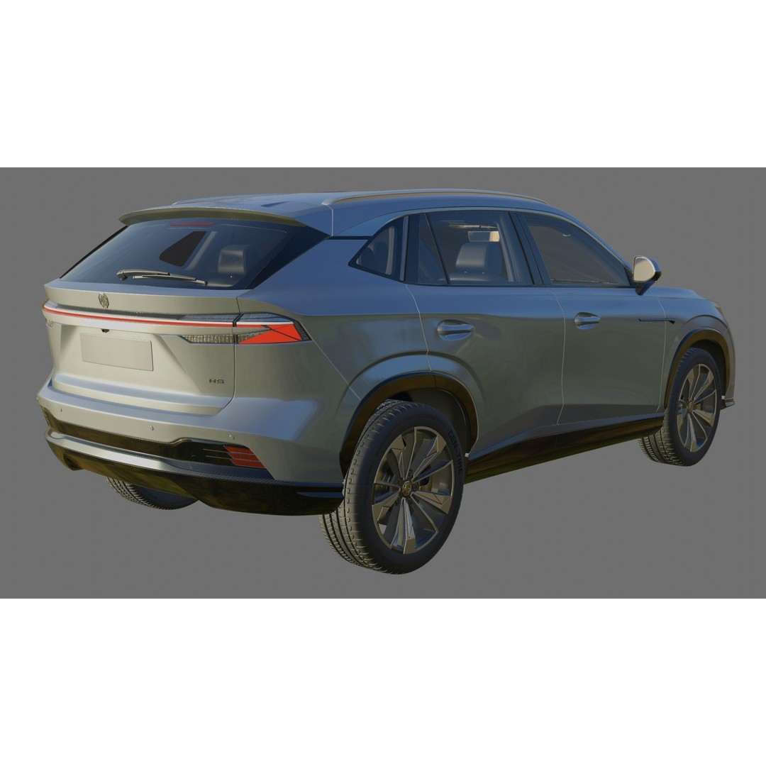 MG HS 2025 3D Model – Detailed SUV with Interior, FBX & Blender - View 22