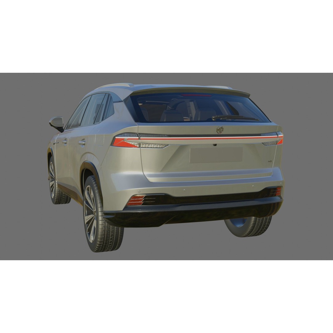 MG HS 2025 3D Model – Detailed SUV with Interior, FBX & Blender - View 24