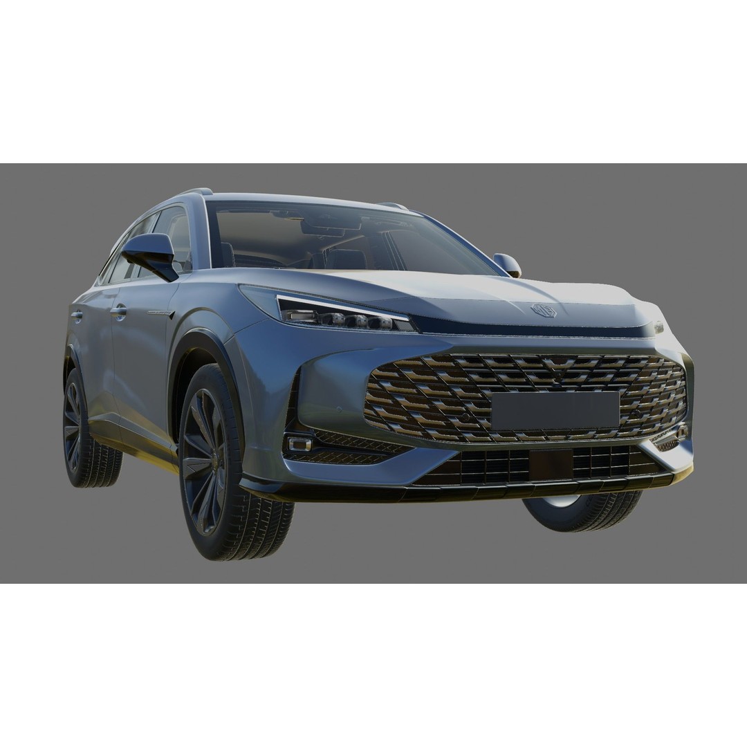 MG HS 2025 3D Model – Detailed SUV with Interior, FBX & Blender - View 25