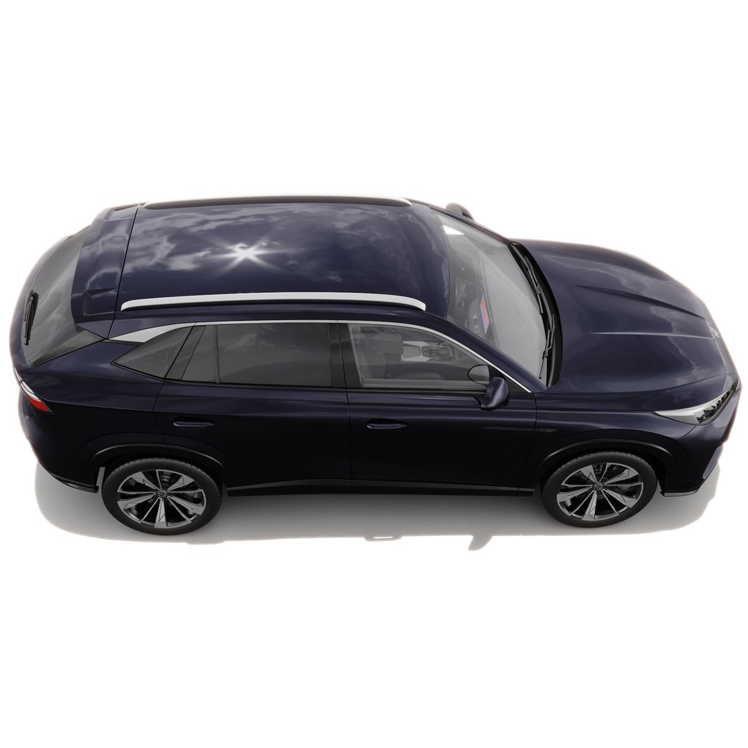 MG HS 2025 3D Model – Detailed SUV with Interior, FBX & Blender - View 9