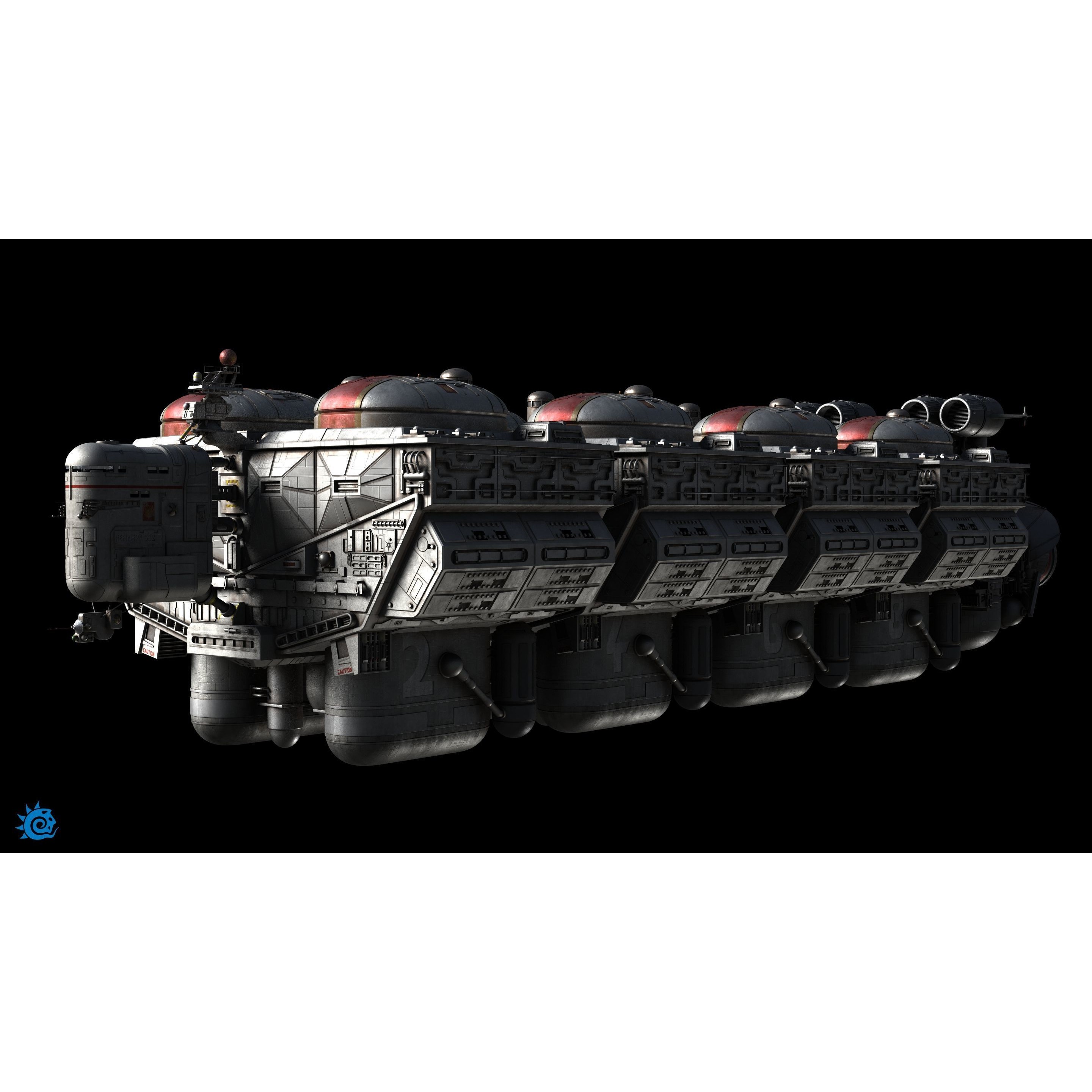 Daru Mozu Refinery - High-Poly Game-Ready 3D Model - View 11