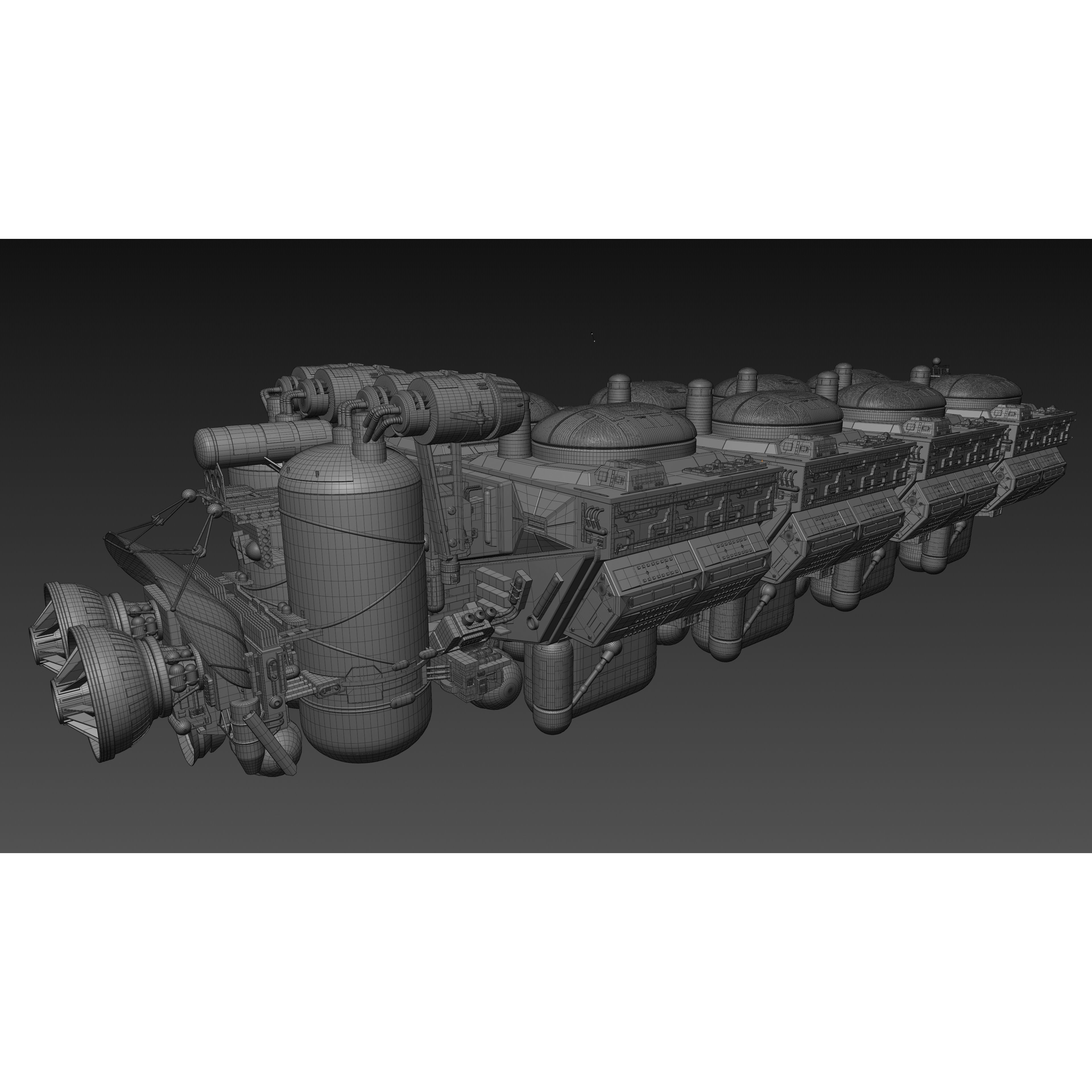 Daru Mozu Refinery - High-Poly Game-Ready 3D Model - View 14
