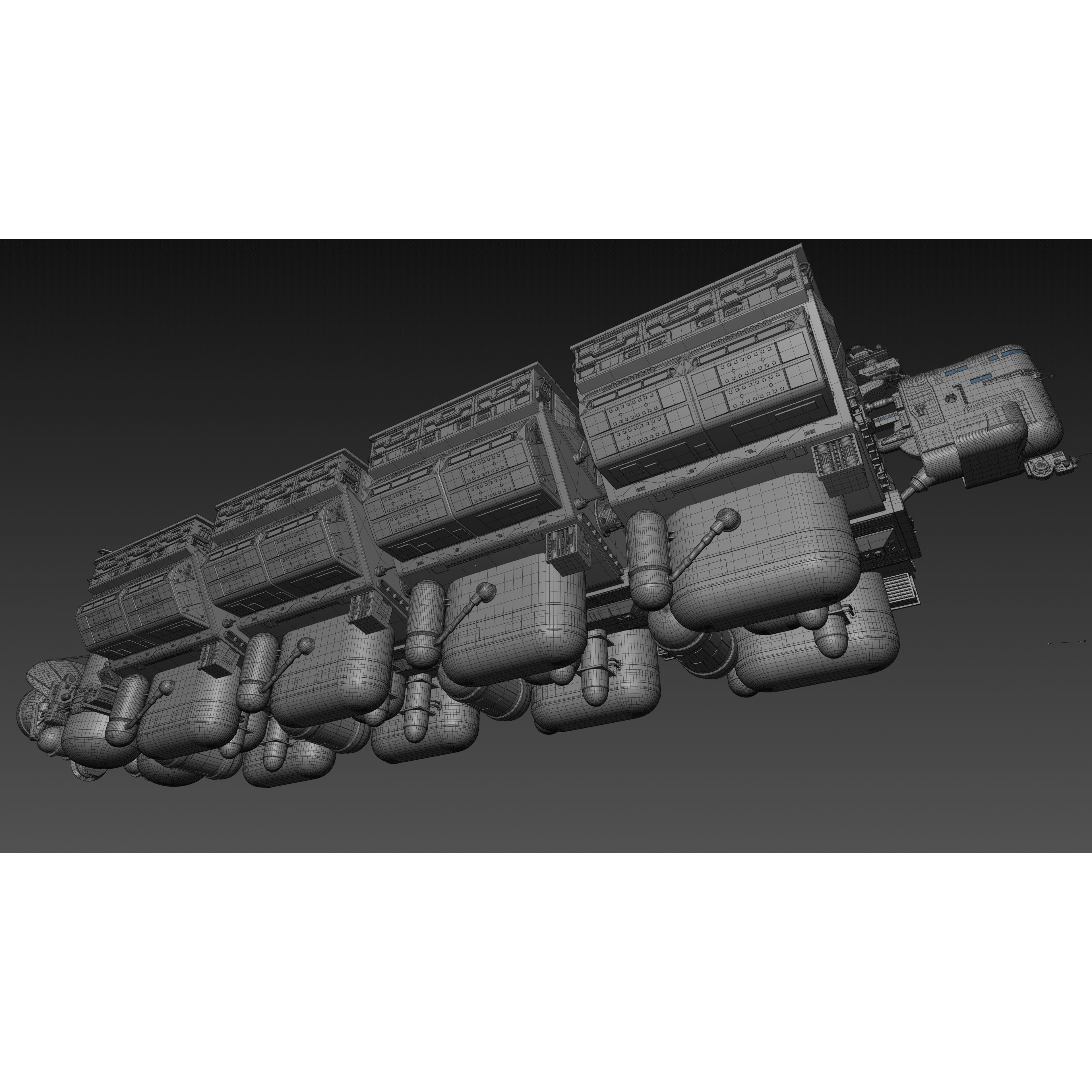 Daru Mozu Refinery - High-Poly Game-Ready 3D Model - View 15