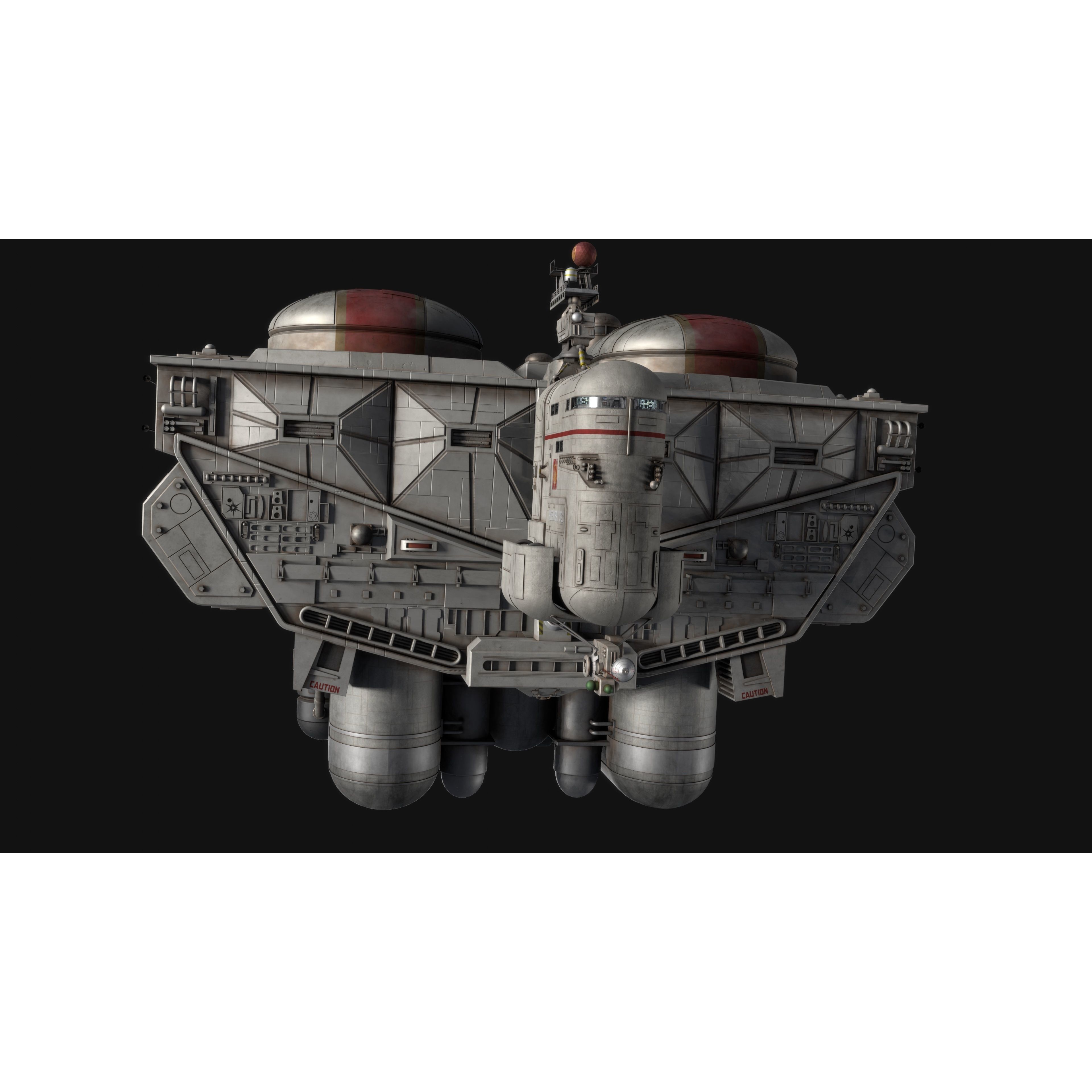 Daru Mozu Refinery - High-Poly Game-Ready 3D Model - View 3