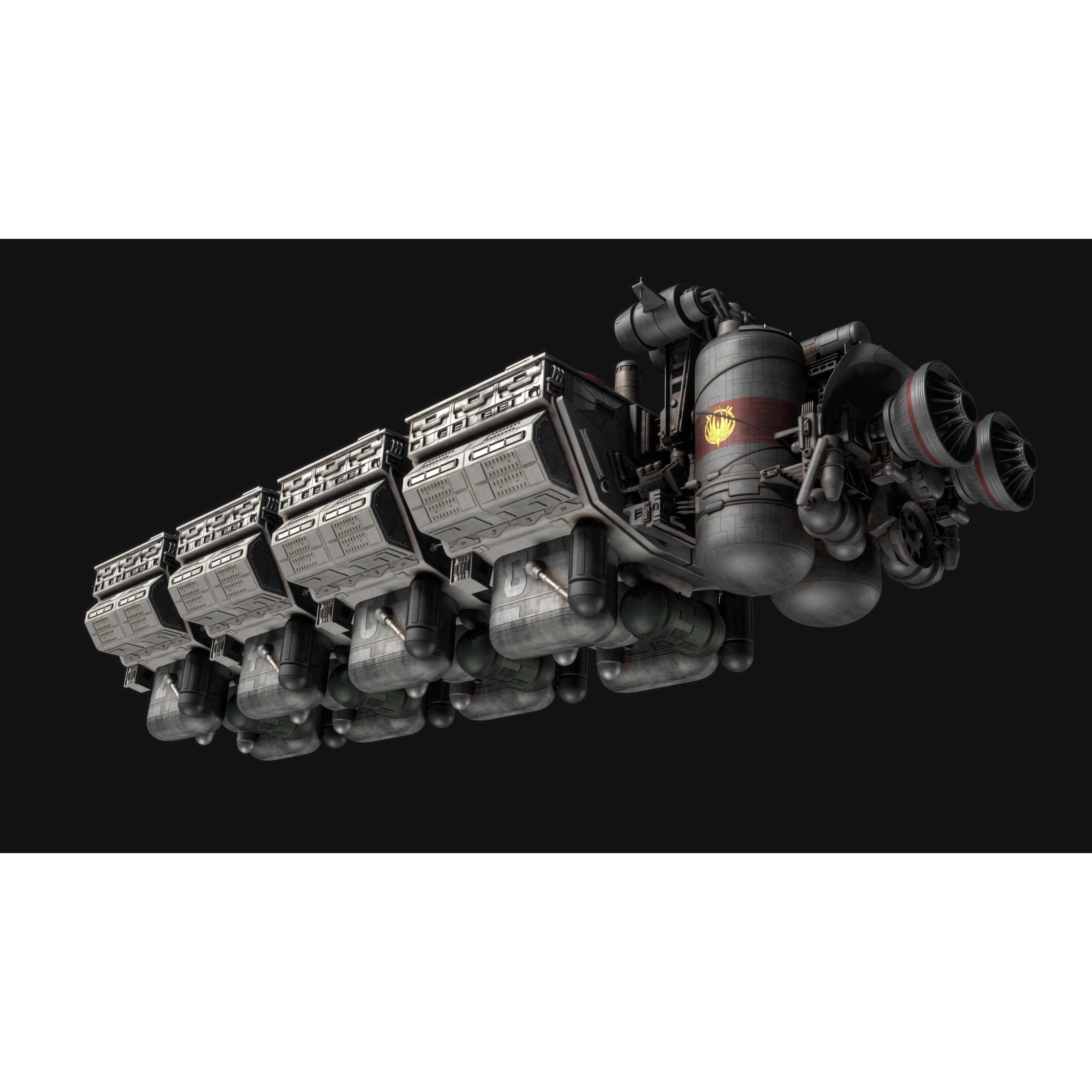 Daru Mozu Refinery - High-Poly Game-Ready 3D Model - View 5