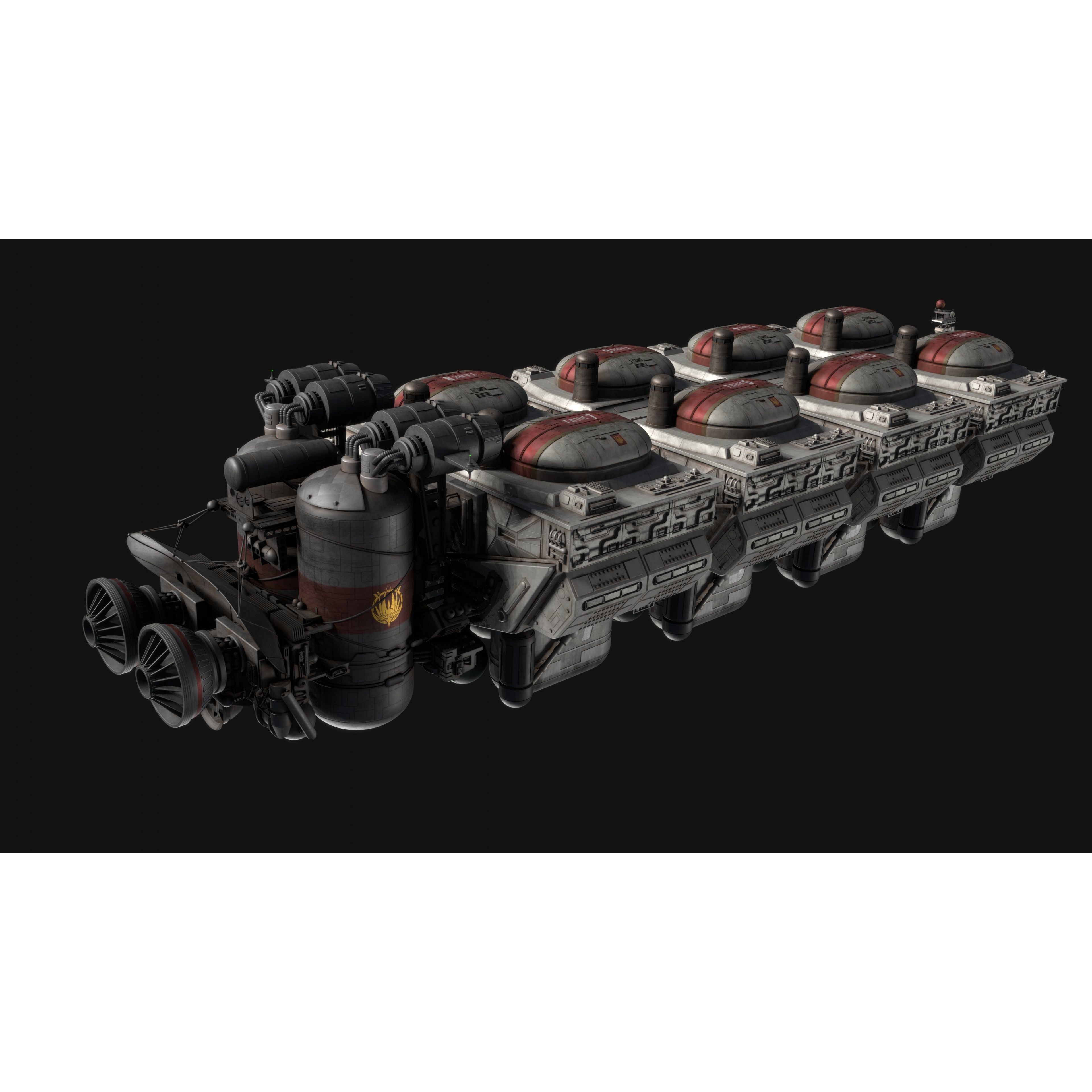 Daru Mozu Refinery - High-Poly Game-Ready 3D Model - View 6