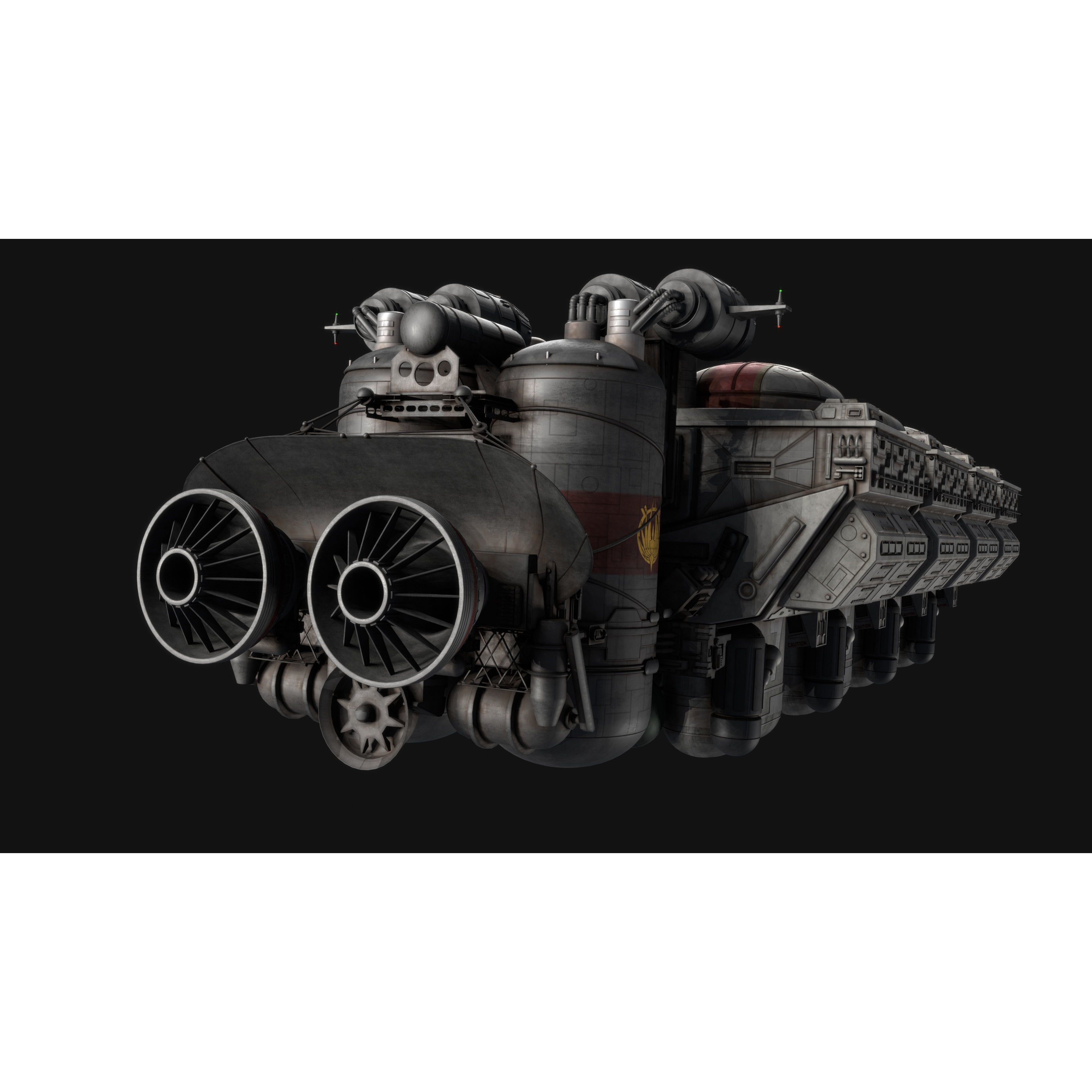 Daru Mozu Refinery - High-Poly Game-Ready 3D Model - View 8