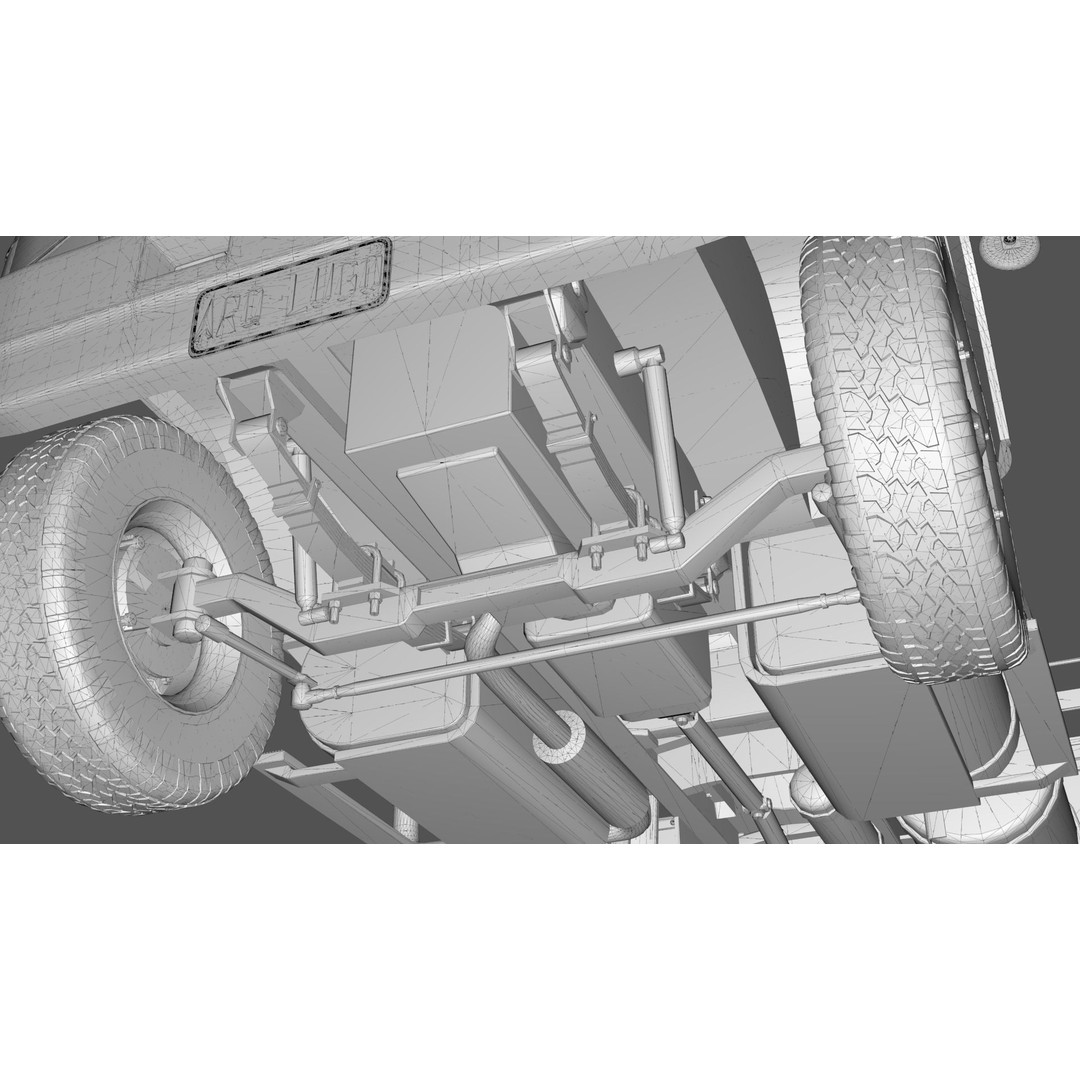 Beck Cement Mixer 3D Model – Realistic Industrial Vehicle, PBR - View 18