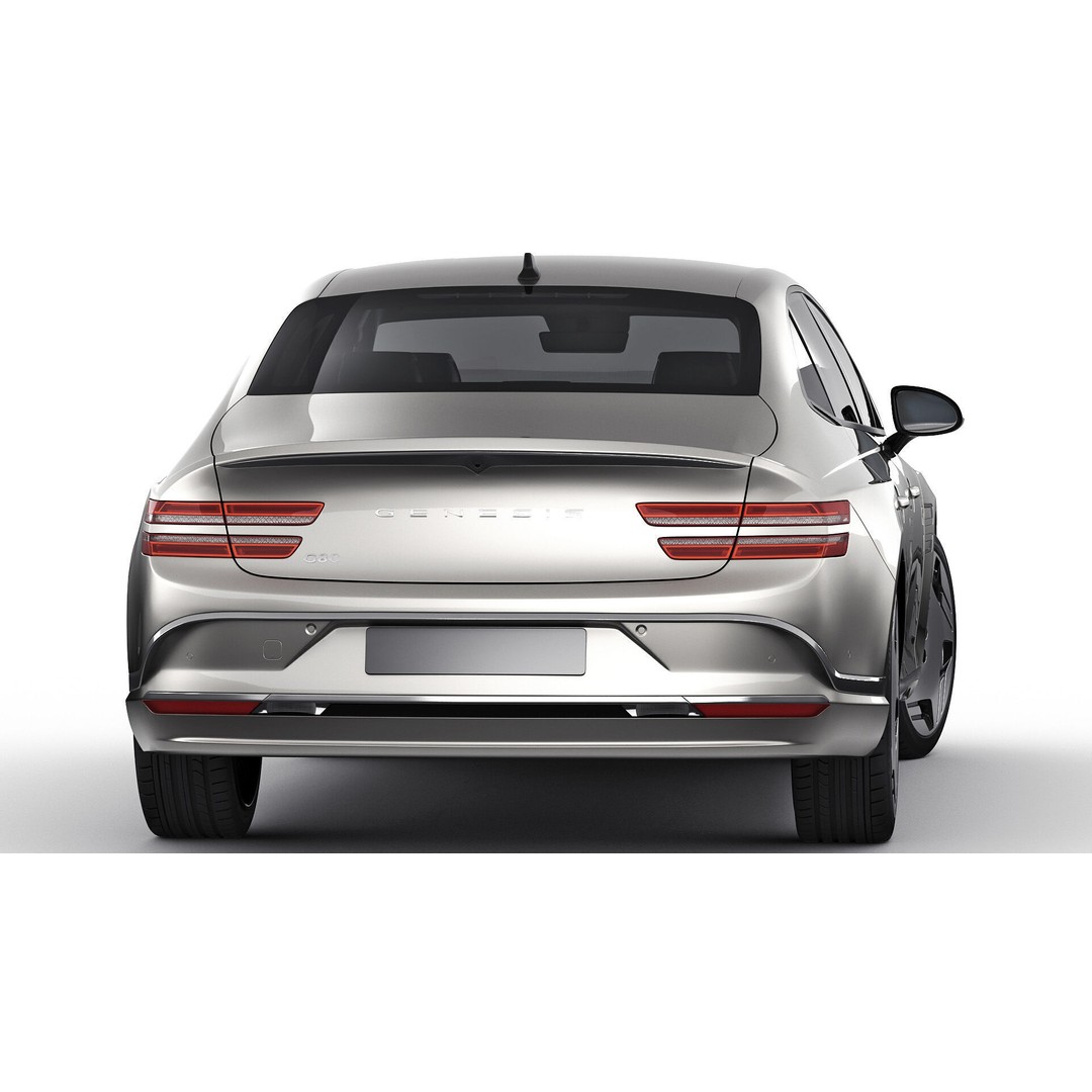 Genesis Electrified G80 Long 2025 3D Model – Luxury Sedan, FBX, OBJ, Blender - View 17
