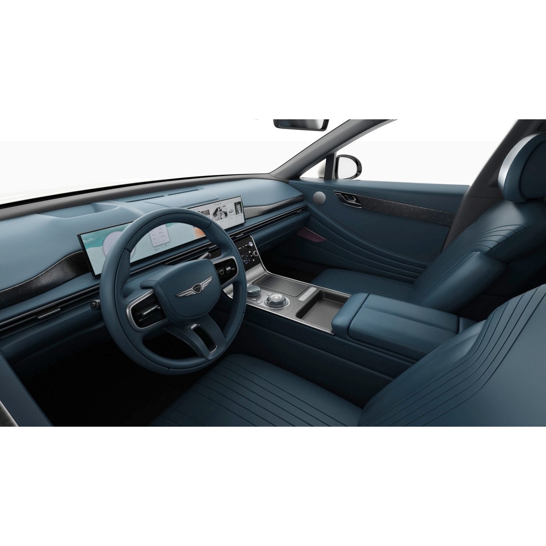 Genesis Electrified G80 Long 2025 3D Model – Luxury Sedan, FBX, OBJ, Blender - View 19