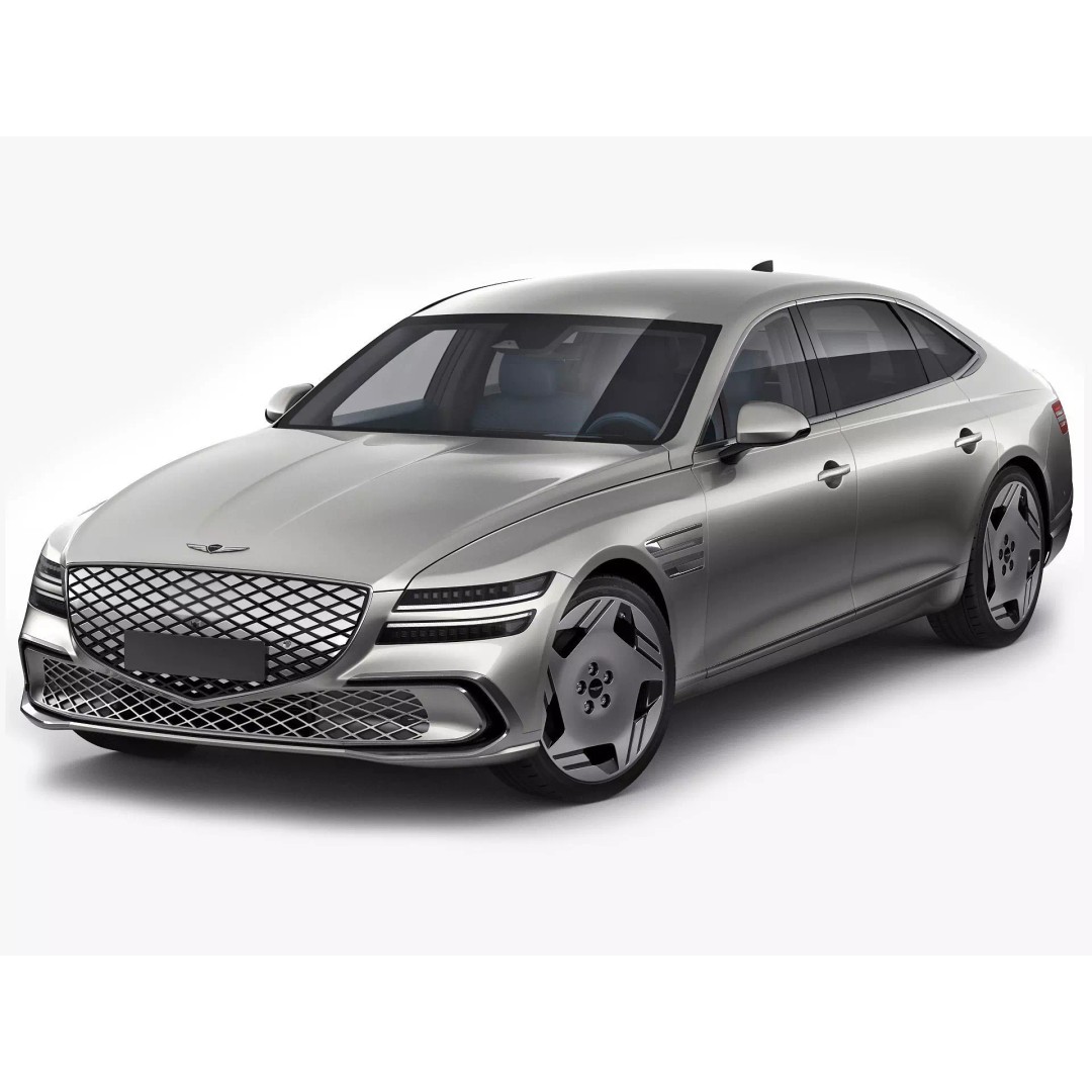 Genesis Electrified G80 Long 2025 3D Model – Luxury Sedan, FBX, OBJ, Blender - View 2
