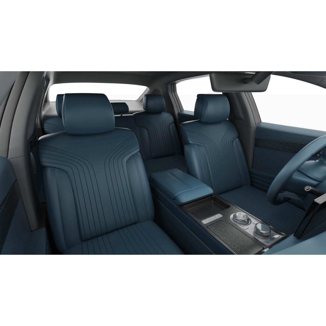Genesis Electrified G80 Long 2025 3D Model – Luxury Sedan, FBX, OBJ, Blender - View 20