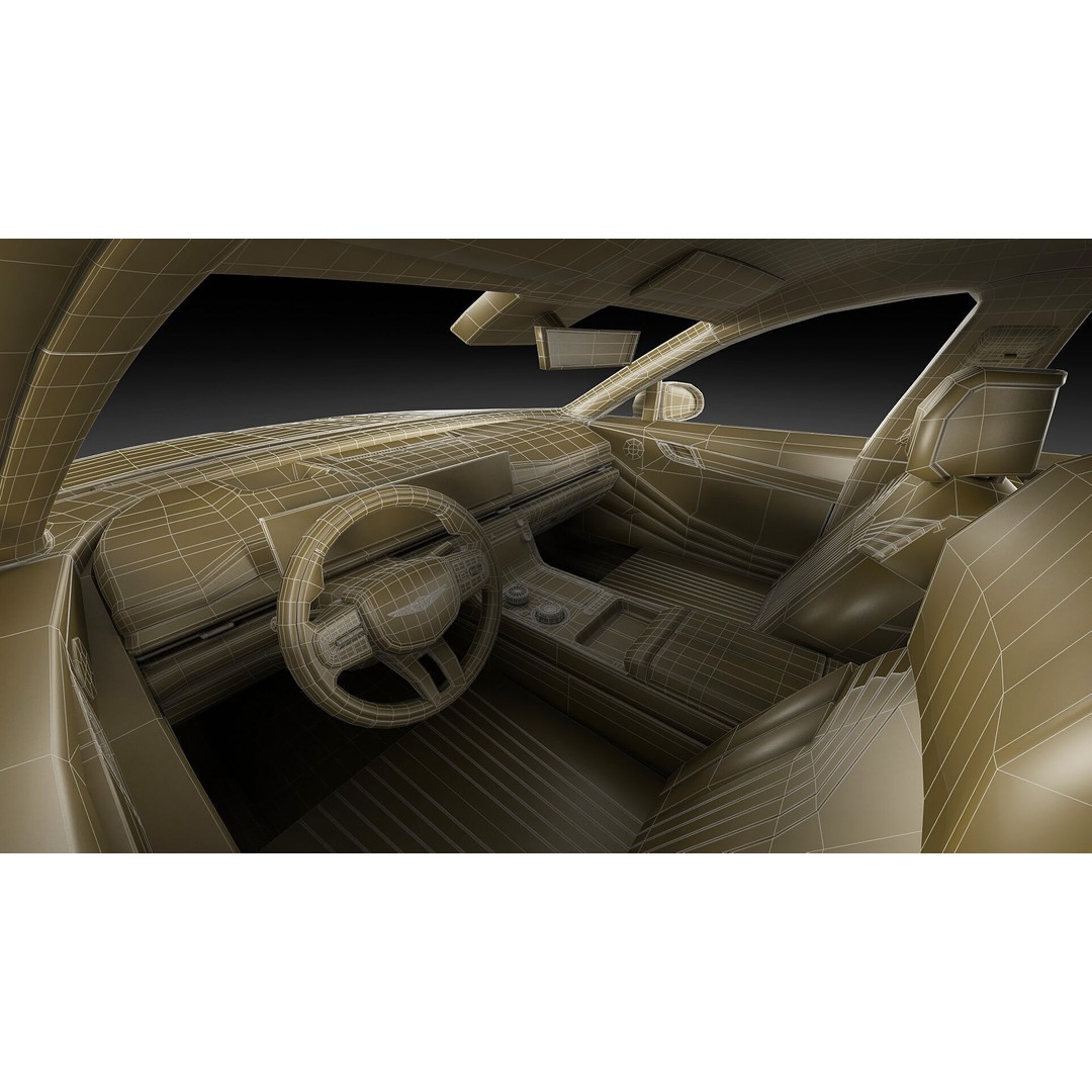Genesis Electrified G80 Long 2025 3D Model – Luxury Sedan, FBX, OBJ, Blender - View 28