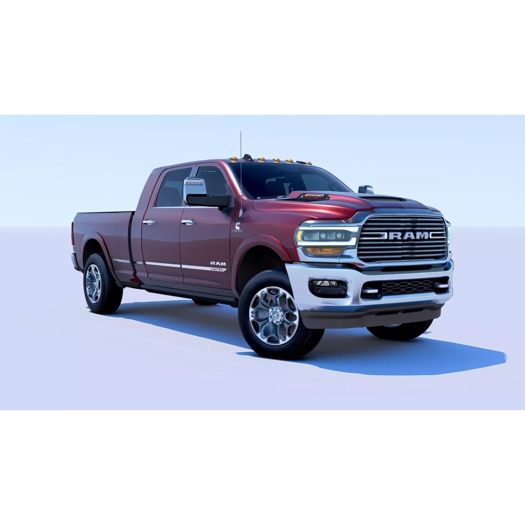 RAM 2500 Limited Mega Cab 3D Model – Stock 2024 Refresh, Game-Ready - View 2