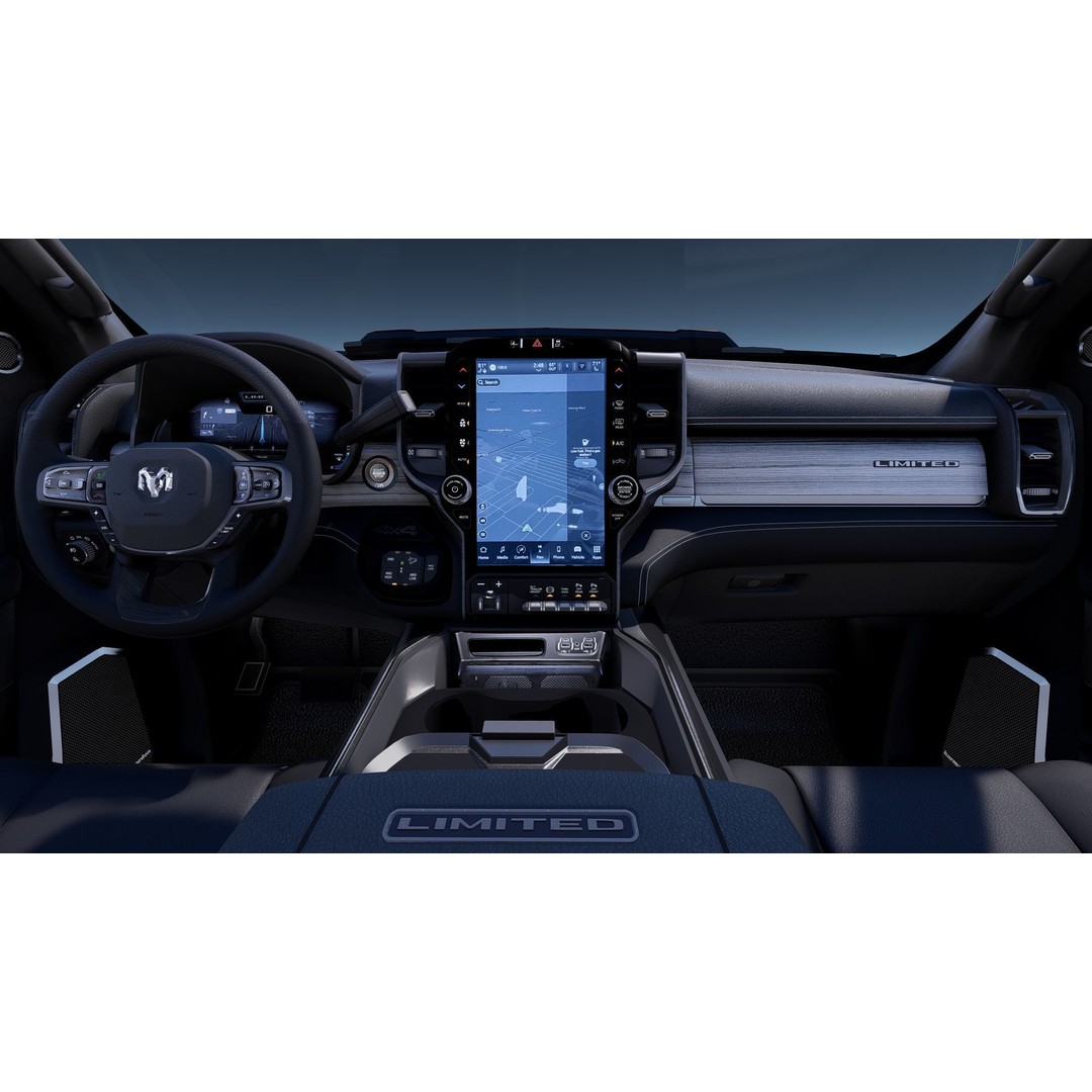 RAM 2500 Limited Mega Cab 3D Model – Stock 2024 Refresh, Game-Ready - View 25