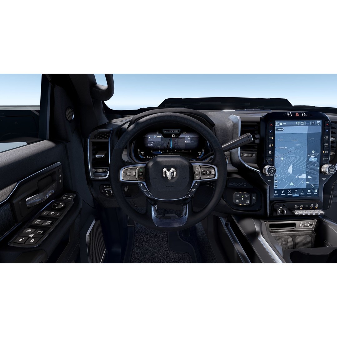RAM 2500 Limited Mega Cab 3D Model – Stock 2024 Refresh, Game-Ready - View 27