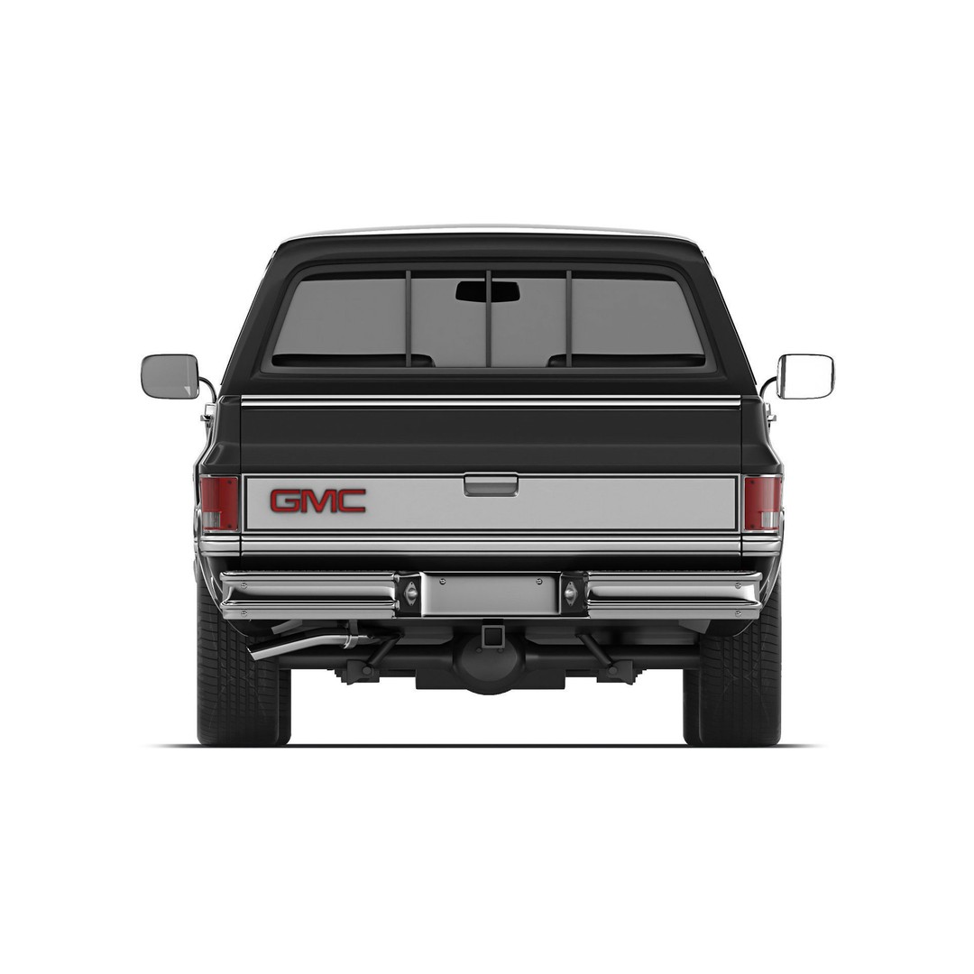 GMC Sierra 1500 3D Model – High Poly Pickup Truck, FBX, Game Ready - View 5