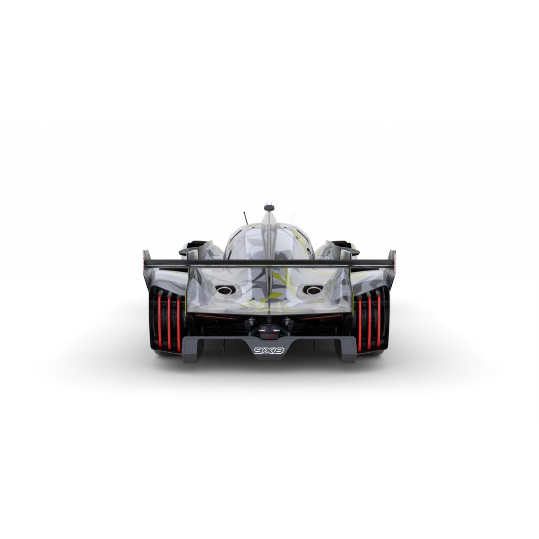 Peugeot 9X8 2024 3D Model – High-Detail Racing Asset, FBX, PBR - View 7