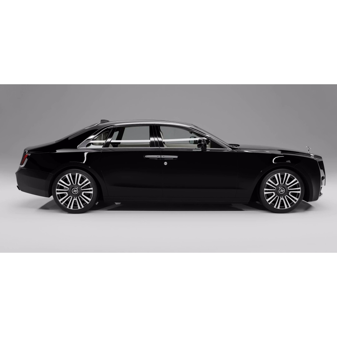 2021 Rolls-Royce Ghost 3D Model – High Poly Rigged Asset for Blender - View 5