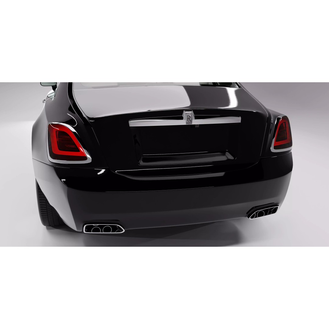 2021 Rolls-Royce Ghost 3D Model – High Poly Rigged Asset for Blender - View 7