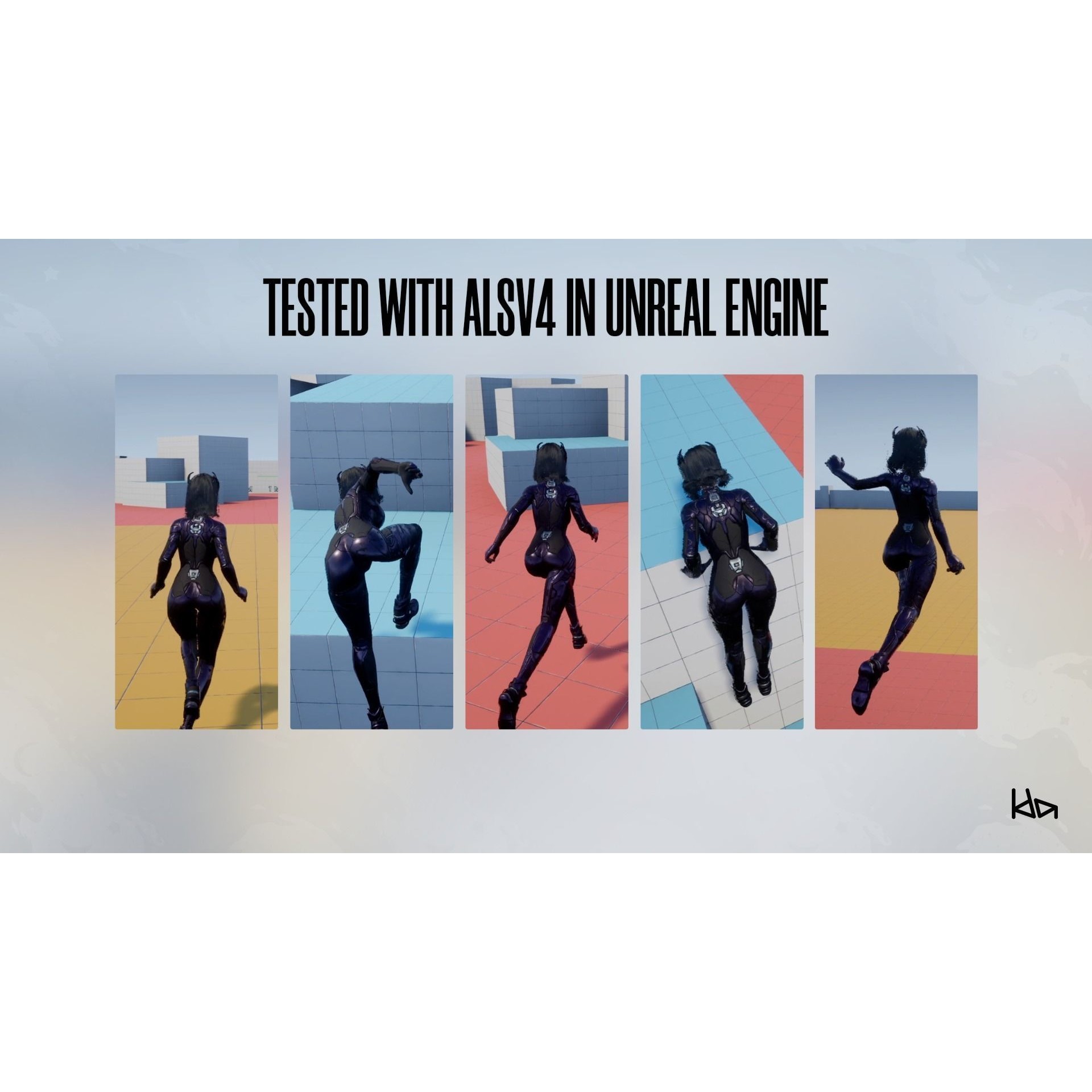 Stellar Girl Astra - Low-Poly Game-Ready 3D Model - View 17