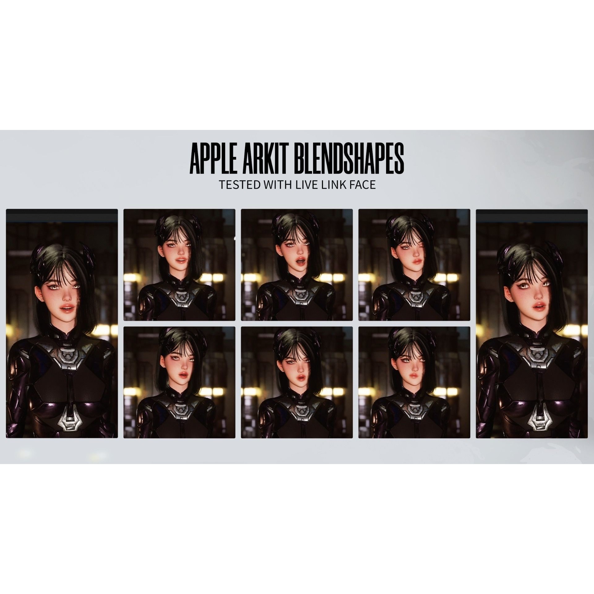 Stellar Girl Astra - Low-Poly Game-Ready 3D Model - View 9