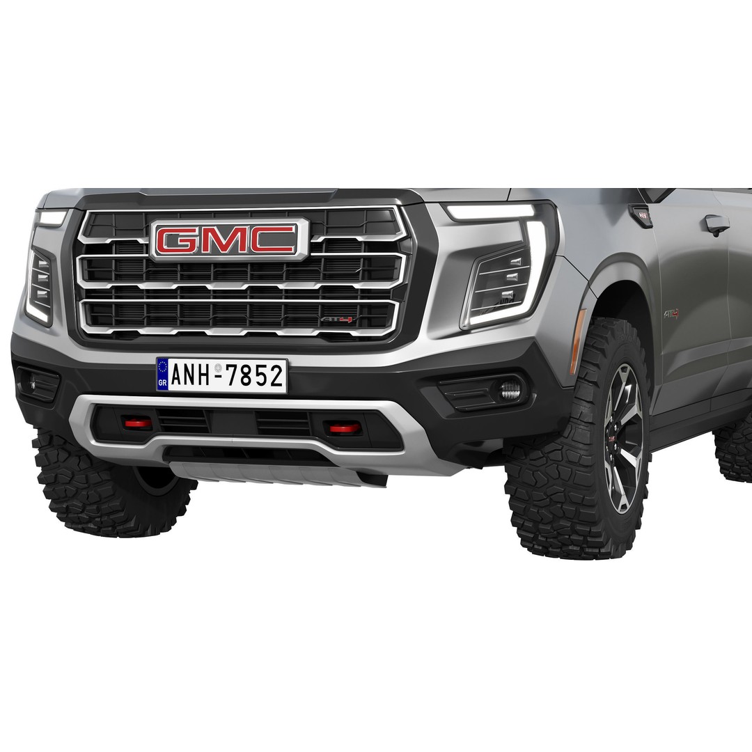 GMC Yukon AT4 2025 3D Model – High Poly SUV Asset, FBX & OBJ - View 11