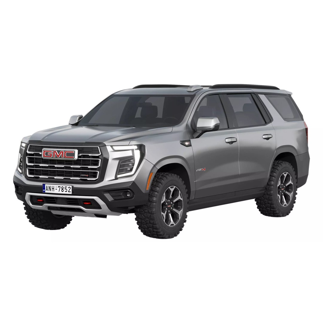 GMC Yukon AT4 2025 3D Model – High Poly SUV Asset, FBX & OBJ - View 2