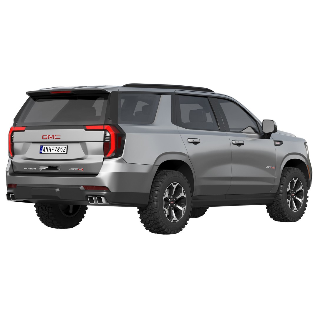 GMC Yukon AT4 2025 3D Model – High Poly SUV Asset, FBX & OBJ - View 5