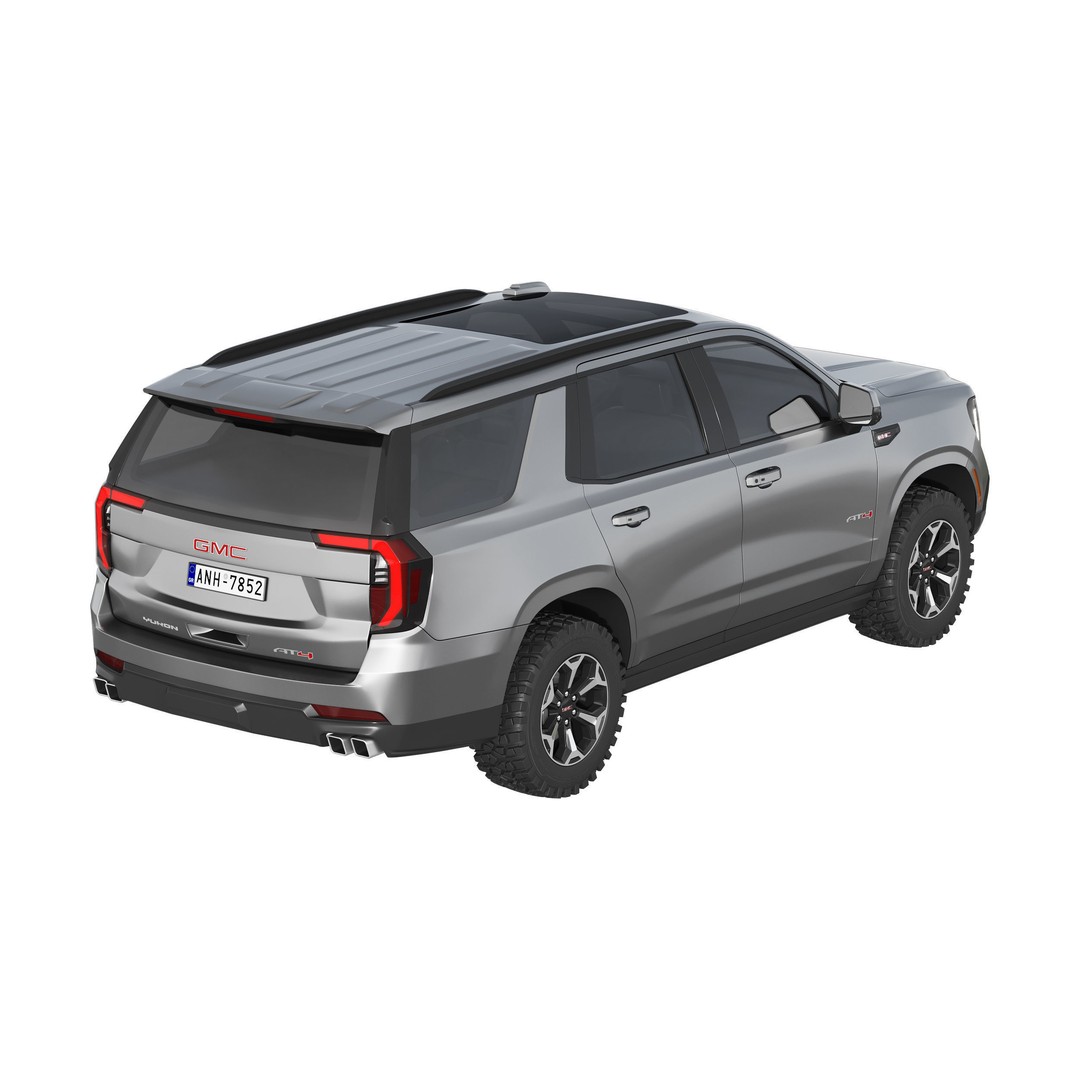 GMC Yukon AT4 2025 3D Model – High Poly SUV Asset, FBX & OBJ - View 6