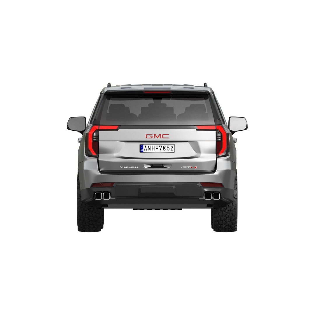 GMC Yukon AT4 2025 3D Model – High Poly SUV Asset, FBX & OBJ - View 9