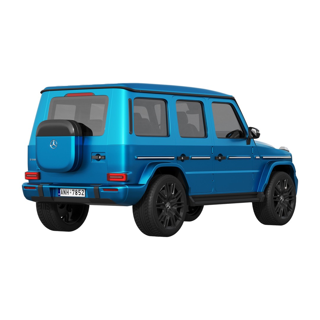 Mercedes-Benz G580 3D Model – Detailed Luxury SUV, FBX & OBJ Formats - View 5