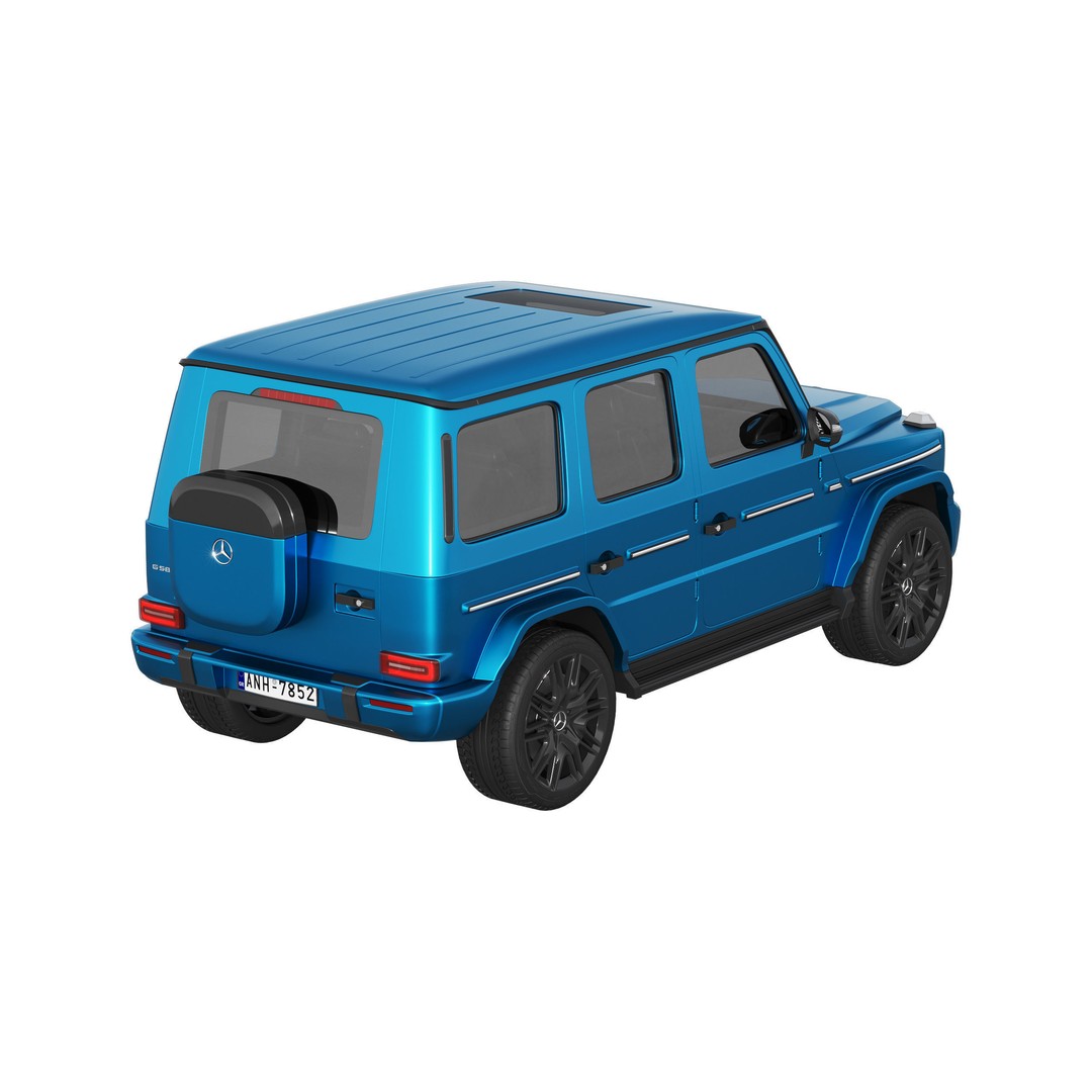 Mercedes-Benz G580 3D Model – Detailed Luxury SUV, FBX & OBJ Formats - View 6
