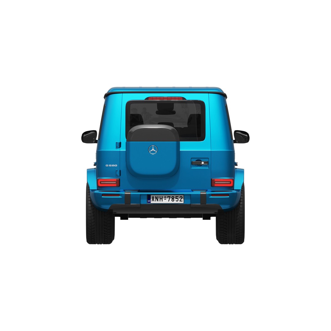 Mercedes-Benz G580 3D Model – Detailed Luxury SUV, FBX & OBJ Formats - View 9