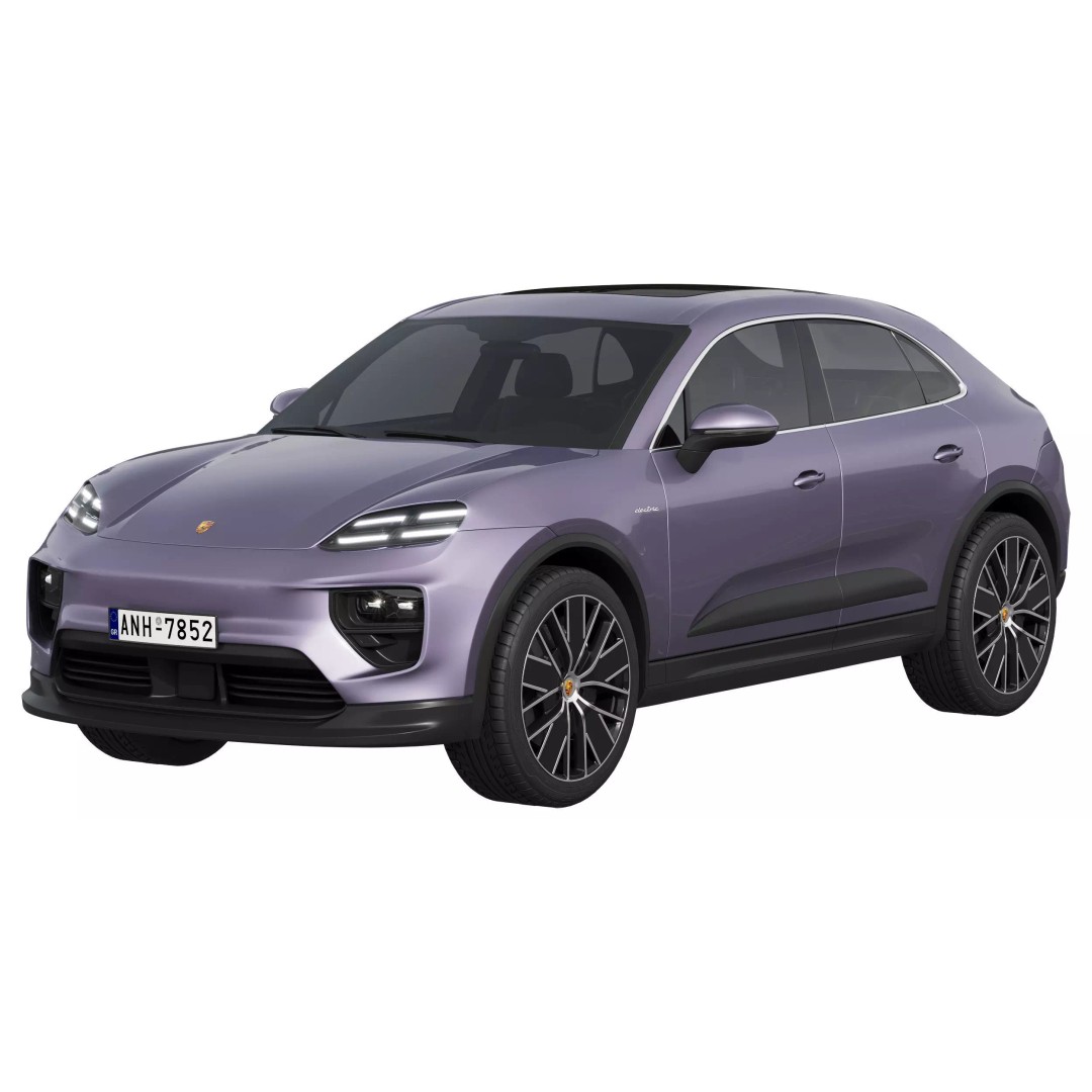 Porsche Macan 4 Electric 3D Model – High Poly SUV, FBX, OBJ - View 2