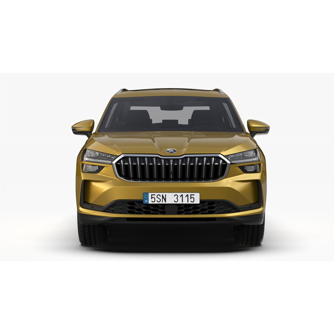 Skoda Kodiaq 2024 3D Model – High Poly SUV Asset for Animation, FBX/OBJ - View 7
