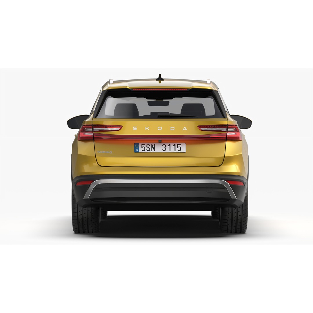 Skoda Kodiaq 2024 3D Model – High Poly SUV Asset for Animation, FBX/OBJ - View 8