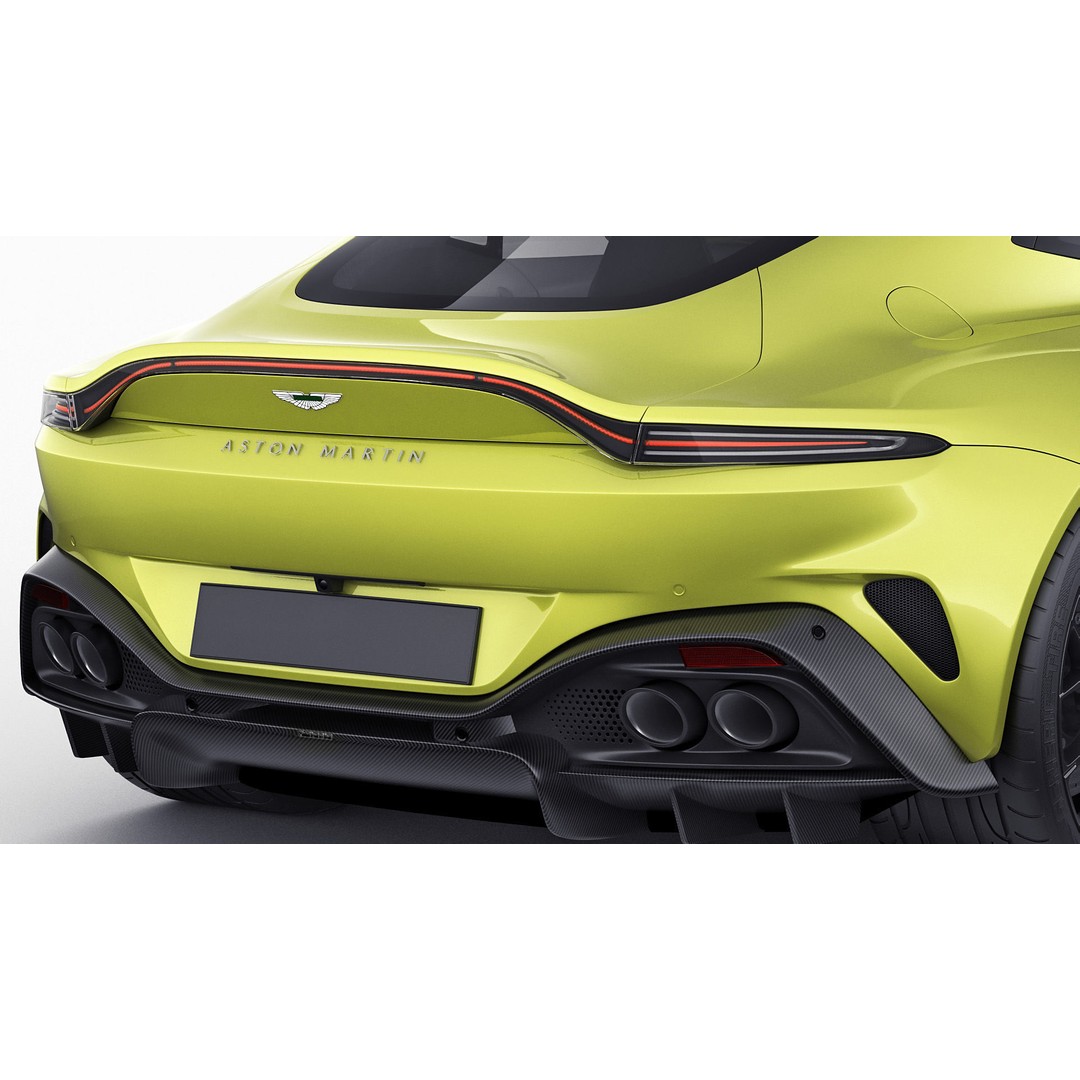 Aston Martin Vantage 2025 3D Model – High Poly Sport Car, FBX, OBJ, Blender - View 10