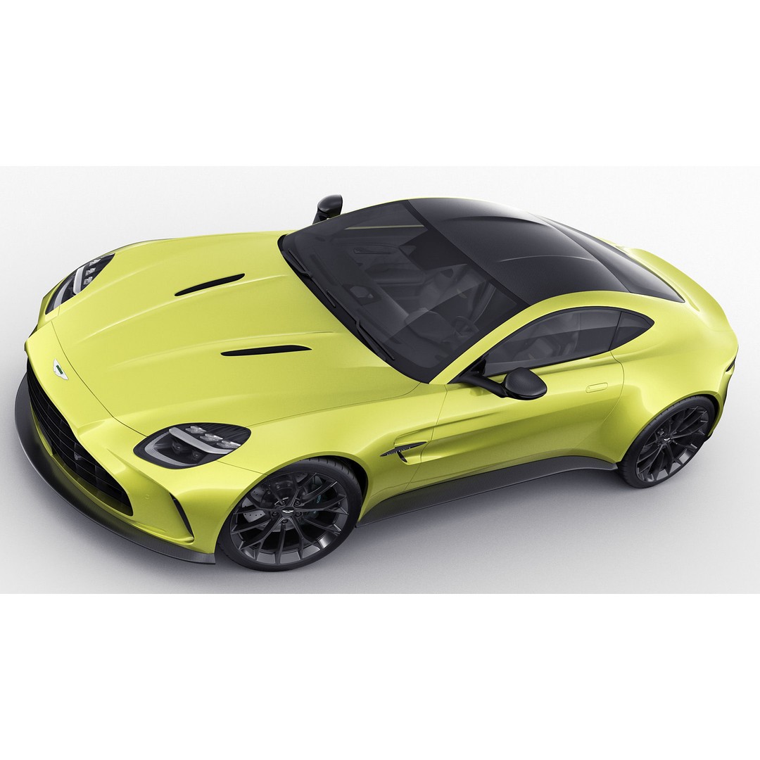 Aston Martin Vantage 2025 3D Model – High Poly Sport Car, FBX, OBJ, Blender - View 12
