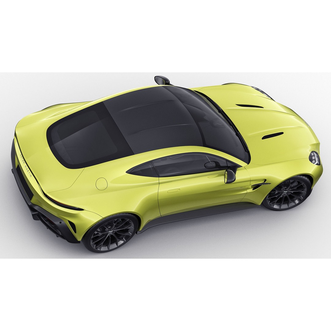 Aston Martin Vantage 2025 3D Model – High Poly Sport Car, FBX, OBJ, Blender - View 13