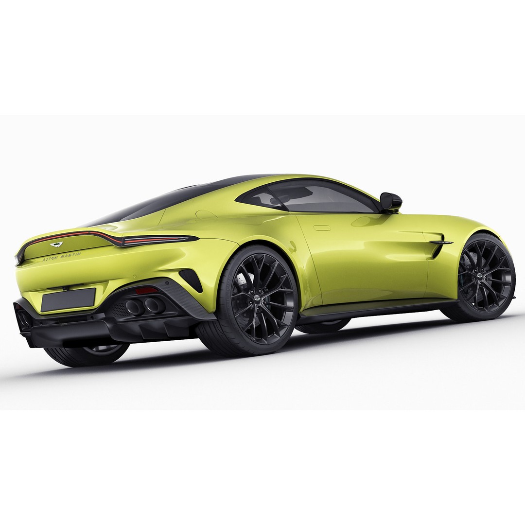 Aston Martin Vantage 2025 3D Model – High Poly Sport Car, FBX, OBJ, Blender - View 15