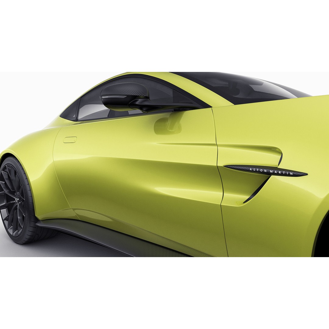 Aston Martin Vantage 2025 3D Model – High Poly Sport Car, FBX, OBJ, Blender - View 17