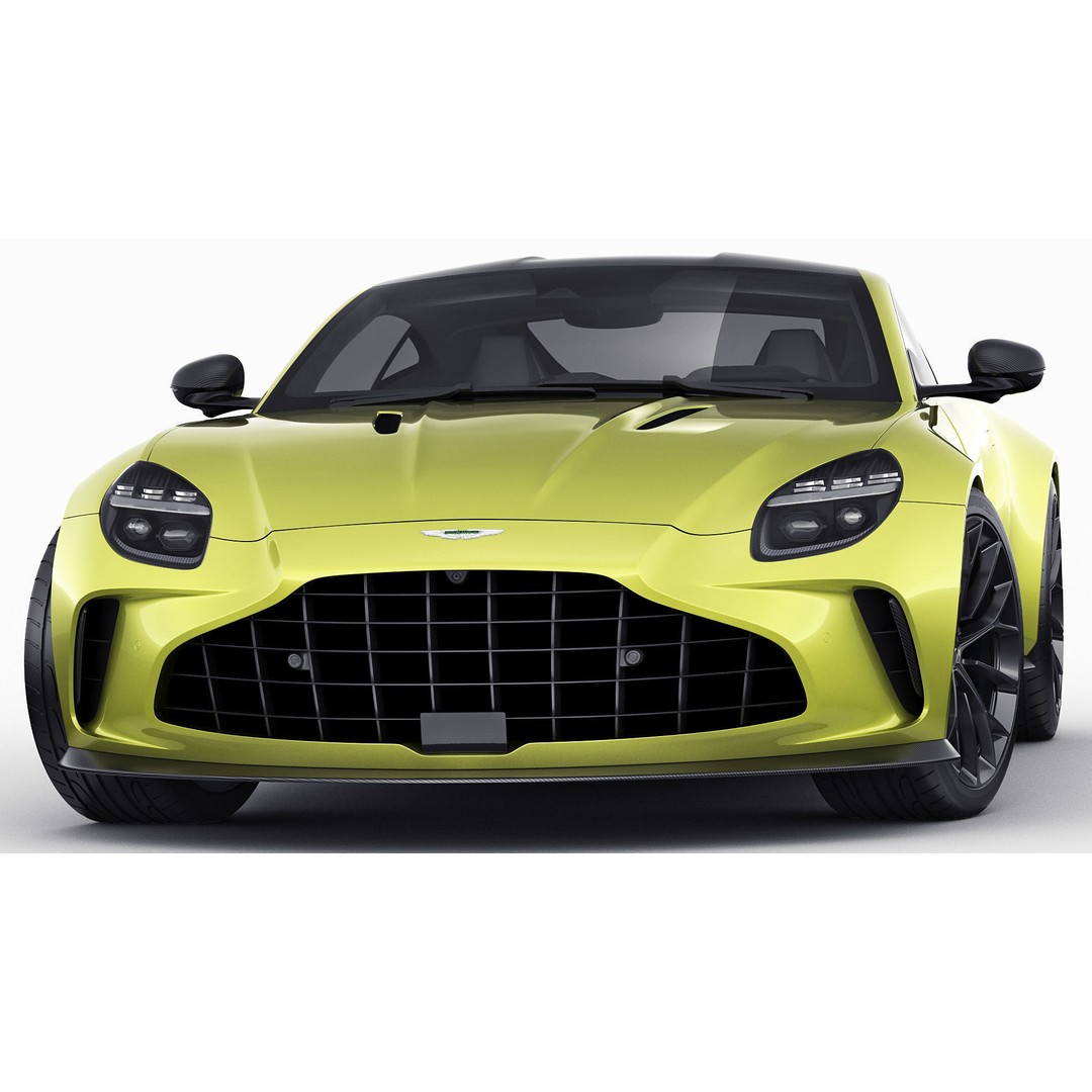 Aston Martin Vantage 2025 3D Model – High Poly Sport Car, FBX, OBJ, Blender - View 18
